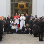 Pope Leo XIV with a pastoral visit to the Basilica of the Sacred Heart of Jesus in Rome