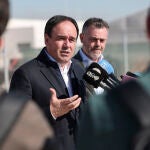 El president de la Generalitat, Juanfran Pérez Llorca, visita las obras de la gigafactoría de PowerCo Spain. El president de la Generalitat, Juanfran Pérez Llorca, visita las obras de la gigafactoría de PowerCo Spain.