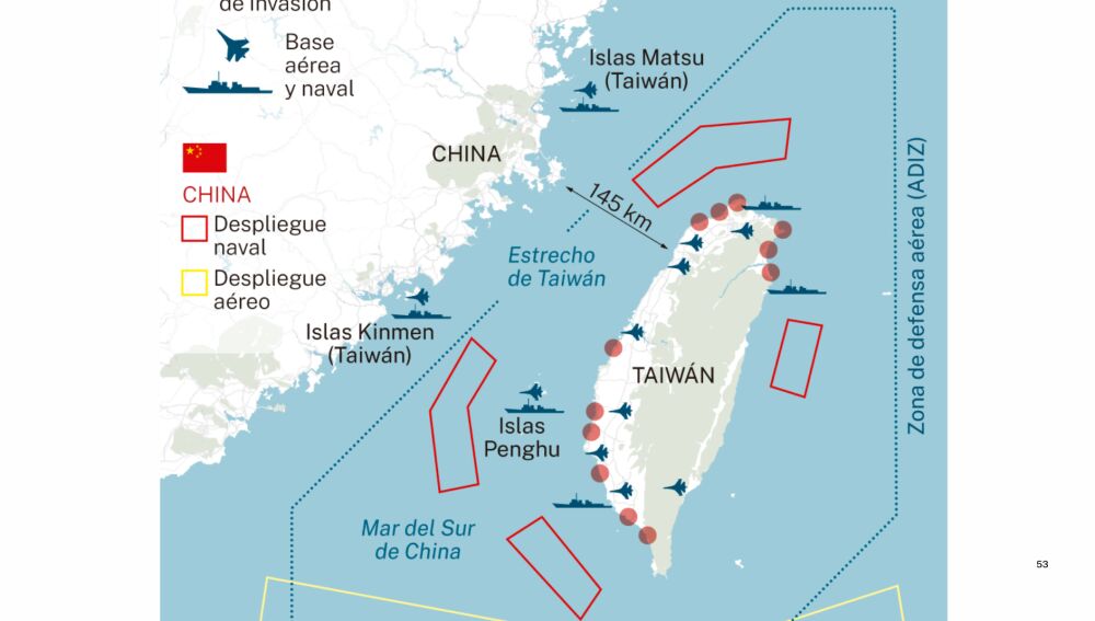 Operaciones Chinas frente a Taiwán