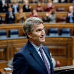 El presidente del PP, Alberto N&uacute;&ntilde;ez Feij&oacute;o, durante una sesi&oacute;n plenaria en el Congreso