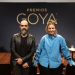 Entrevista a los presentadores de los Goya 2026, Luis Tosar y Rigoberta Bandini