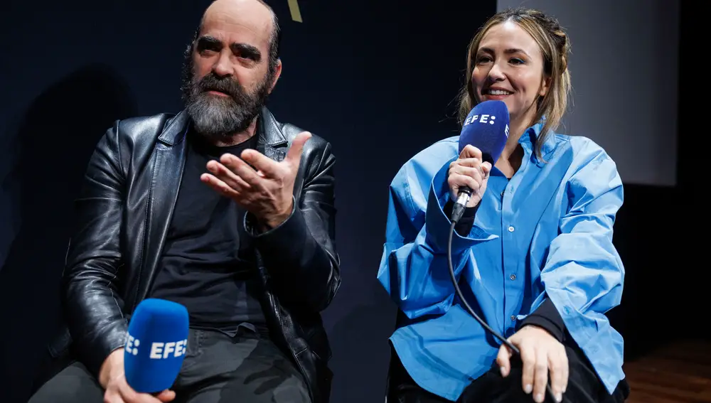 Los presentadores de la gala de los Goya 2026, Rigoberta Bandini y Luis Tosar, charlan con EFE sobre los preparativos de la ceremonia de premios más importantes del cine español