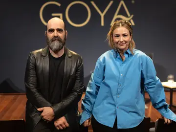 Entrevista a los presentadores de los Goya 2026, Luis Tosar y Rigoberta Bandini El actor Luis Tosar y la cantante Rigoberta Bandini durante una entrevista para Europa Press, a 24 de febrero de 2026, en Madrid (España). Luis Tosar y Rigoberta Bandini serán los encargados de presentar la gala de la 40ª edición de los Premios Goya que se celebrará en Barcelona el próximo sábado 28 de febrero. 24 FEBRERO 2026 Alejandro Martínez Vélez / Europa Press 24/02/2026