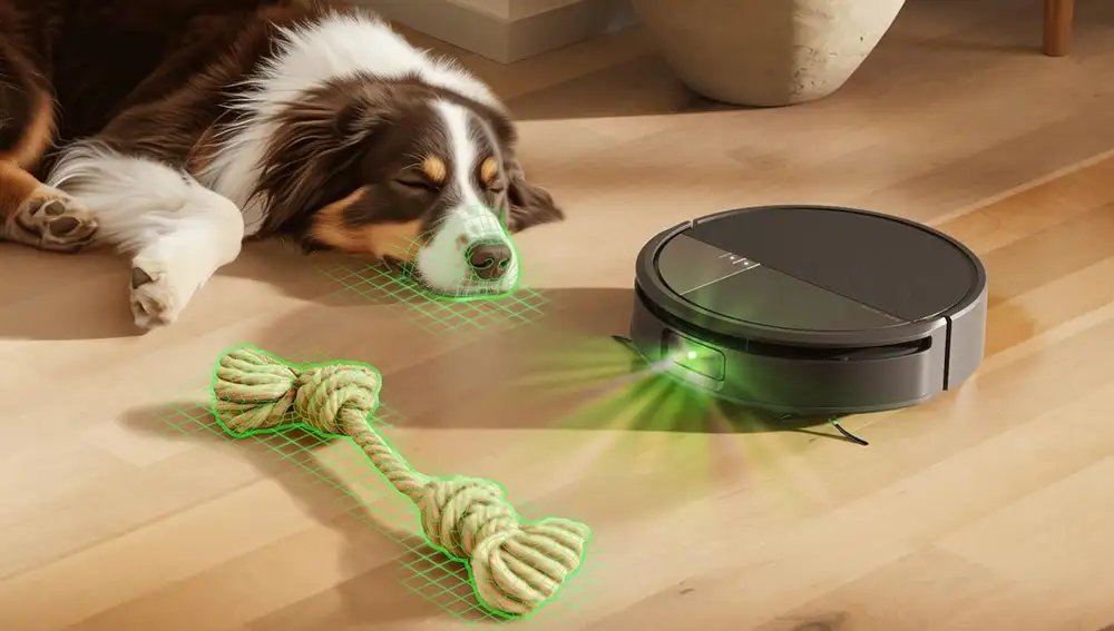 Detecta los obstáculos del suelo para esquivarlos con precisión