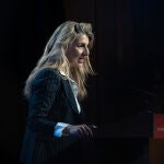 La vicepresidenta segunda y ministra de Trabajo, Yolanda D&iacute;az, en el Instituto Cervantes