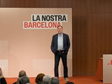 El presidente de ERC, Oriol Junqueras