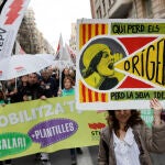 Manifestaci&oacute;n para reclamar mejoras en el sistema educativo en Valencia