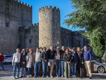Carlos Martínez en su visita a Arenas de San Pedro Carlos Martínez en su visita a Arenas de San Pedro