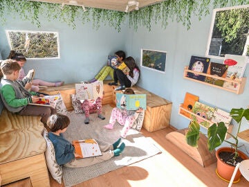 Booktruck en la escuela Magea