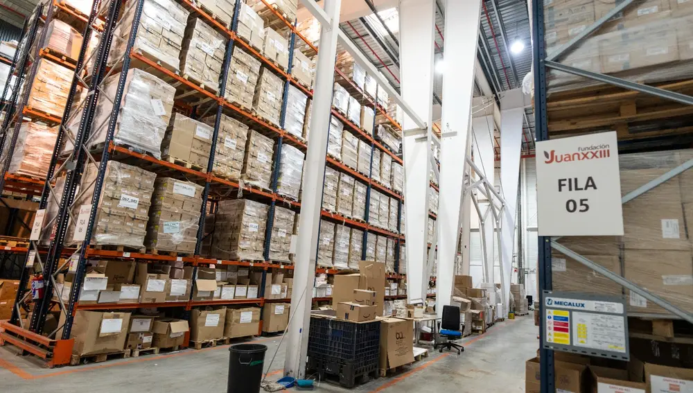 Una de las naves de logística de la entidad