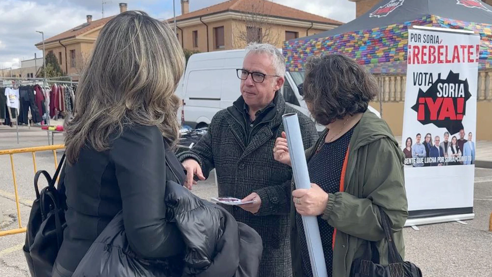 Los candidatos de Soria Ya hacen campaña en los municipios de la provincia