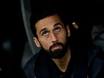 02 March 2026, Spain, Madrid: Real Madrid head coach Alvaro Arbeloa pictured during the Spanish Primera Division soccer match between Real Madrid CF and Getafe CF football match between Real Madrid CF and Getafe CF at Santiago Bernabeu Stadium. Photo: Ruben Albarran/ZUMA Press Wire/dpa Ruben Albarran/ZUMA Press Wire/d / DPA 02/03/2026 ONLY FOR USE IN SPAIN