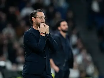 Real Madrid v Getafe CF - LaLiga EA Sports Jose Bordalas, head coach of Getafe CF, gestures during the Spanish League, LaLiga EA Sports, football match played between Real Madrid and Getafe CF at Bernabeu stadium on March 02, 2026, in Madrid, Spain. AFP7 02/03/2026 ONLY FOR USE IN SPAIN