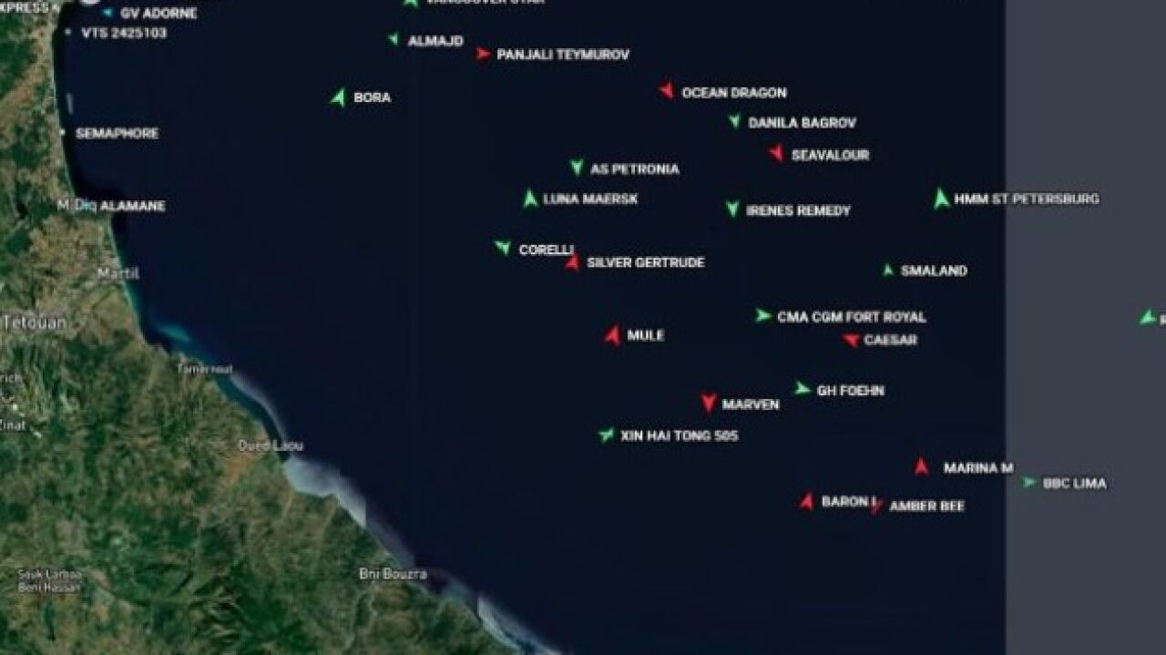 Tánger Med se ve incapaz de absorver todo el tráfico marítimo que llega por la crísis del Golfo