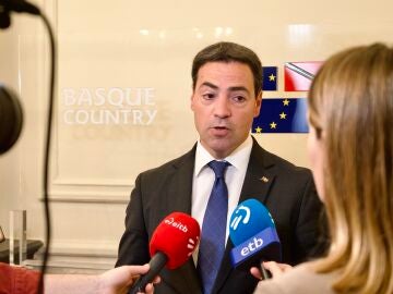 Declaraciones del lehendakari, Imanol Pradales, en BruselasREMITIDA / HANDOUT por IrekiaFotograf&iacute;a remitida a medios de comunicaci&oacute;n exclusivamente para ilustrar la noticia a la que hace referencia la imagen, y citando la procedencia de la imagen en la firma03/03/2026