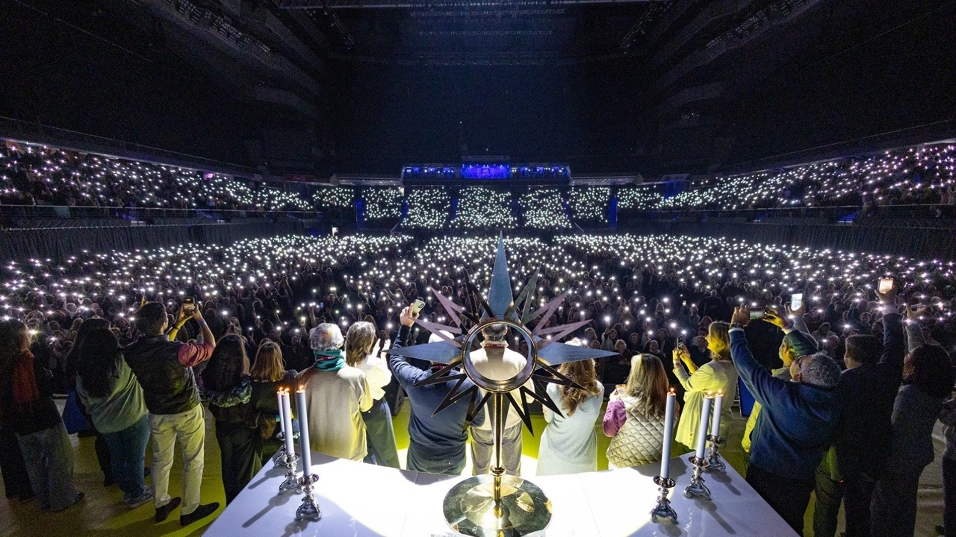 Adoración del Santísimo celebrada recientemente en Madrid