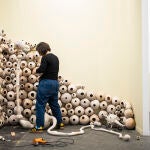 Montaje de la feria de arte ARCO en IFEMA. David Jar 