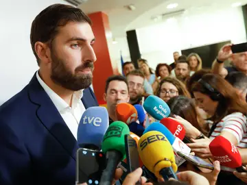 Antelo señala a Santiago Abascal: "La decisión de cesarme es suya, todo lo demás es fuego de artificio" Antelo señala a Santiago Abascal: "La decisión de cesarme es suya, todo lo demás es fuego de artificio"