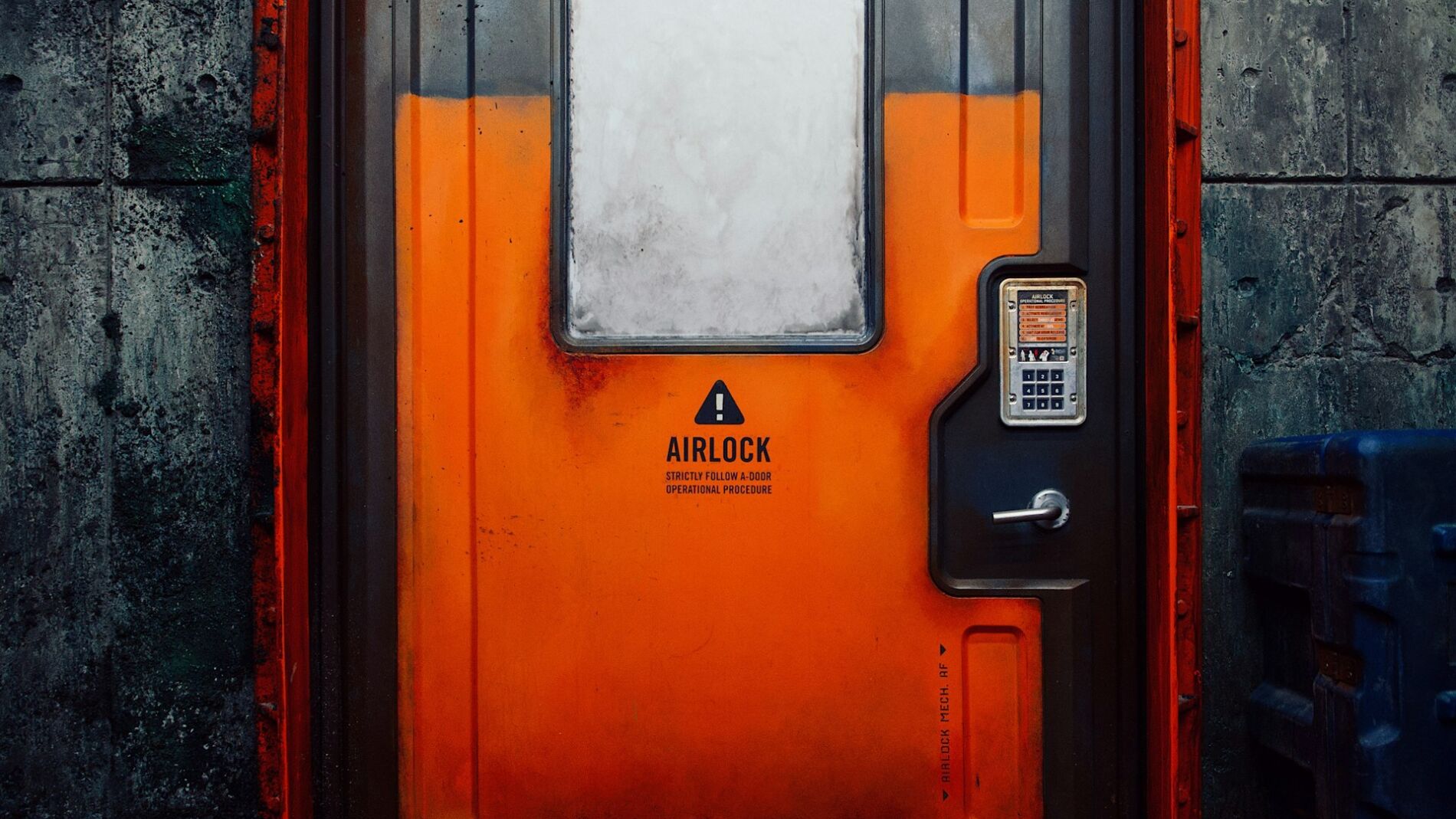 Imagen de archivo de una puerta de un búnker