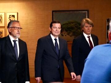 Ma&ntilde;ueco, Poll&aacute;n y Mart&iacute;nez antes del primer debate