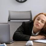 Imagen de archivo sobre una persona muy cansada