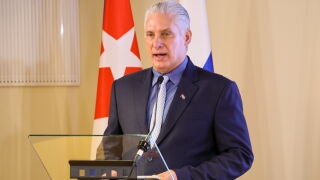 (Foto de ARCHIVO) RUSSIA, MOSCOW - MAY 7, 2025: Cuba's President Miguel Diaz-Canel attends the opening of an exhibition marking 65 years since the reestablishment of diplomatic relations between Russia and Cuba, at the Moscow City Duma. The exhibition shows archive documents and photographs Europa Press/Contacto/Sergei Savostyanov 07/05/2025 ONLY FOR USE IN SPAIN