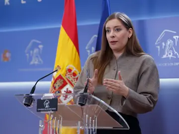 Rueda de prensa de Ester Muñoz MADRID, 10/03/2026.- La portavoz del Partido Popular Ester Muñoz ofrece una rueda de prensa en el Congreso de los Diputados, este martes. EFE/ Javier Lizón