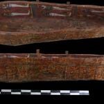 Uno de los sarc&oacute;fagos hallados en Luxor, Egipto