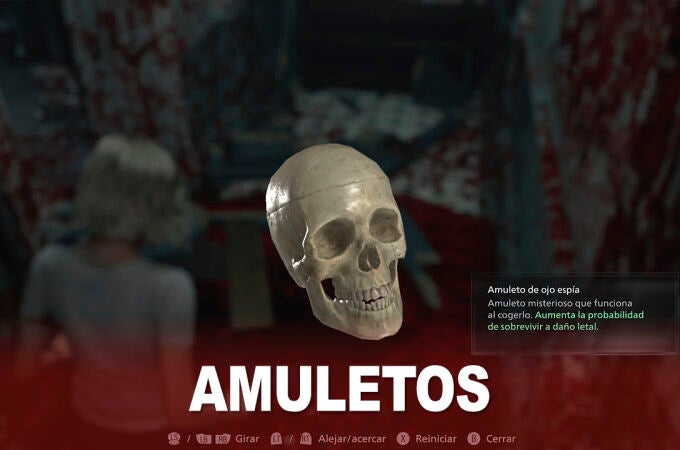 Todos los amuletos de Resident Evil Requiem y sus efectos