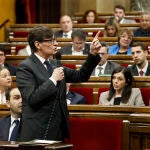 Sesi&oacute;n de control al Govern en el Parlament