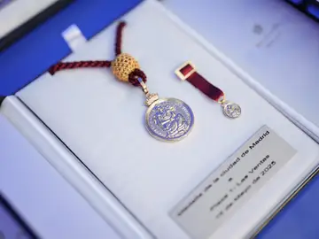 Una de las medallas que se entregarán el próximo 15 de mayo Una de las medallas que se entregarán el próximo 15 de mayo