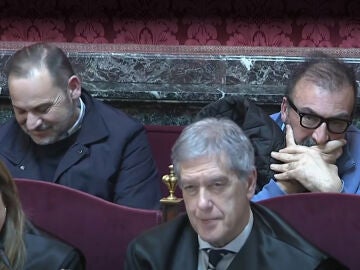El exministro de Transportes, Jos&eacute; Luis &Aacute;balos, y su exasesor, Koldo Garc&iacute;a, ante el Tribunal Supremo.