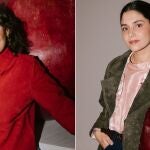 Marta Pombo y Mar&iacute;a G. de Jaime con chaquetas de ante