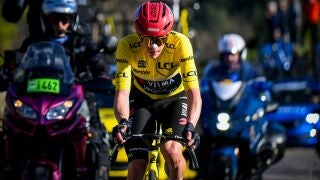 Danish Jonas Vingegaard of Team Visma-Lease a Bike pictured in action during the fifth stage of 84th edition of the Paris-Nice cycling race, a race from Cormoranche-sur-Saone to Colombier-le-Vieux (205,4km), on Thursday 12 March 2026. Europa Press/Contacto/DAVID PINTENS 12/03/2026 ONLY FOR USE IN SPAIN