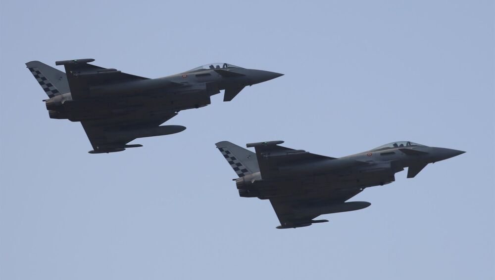 ACT.- Dos cazas españoles en misión de la OTAN interceptan a dos aviones rusos cerca de Lituania