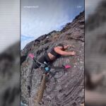 Cecilia Sope&ntilde;a sobrevive de milagro tras caer por un acantilado mientras grababa su ruta en bicicleta