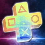 ps plus logo brillo abajo