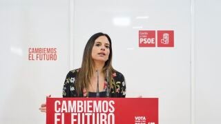 La vicesecretaria general del PSOECyL, Nuria Rubio, realiza balance de la campa&ntilde;a electoral