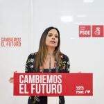 La vicesecretaria general del PSOECyL, Nuria Rubio, realiza balance de la campa&ntilde;a electoral