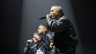 MADRID, 13/03/2026.- Un momento del concierto que la banda Hijos de la Ruina ofrece este viernes en el Movistar Arena de Madrid. EFE/ Victor Lerena