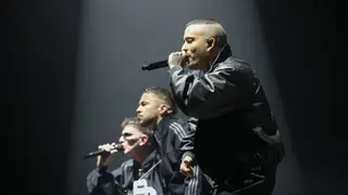 Concierto de Hijos de la Ruina MADRID, 13/03/2026.- Un momento del concierto que la banda Hijos de la Ruina ofrece este viernes en el Movistar Arena de Madrid. EFE/ Victor Lerena