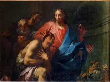 "Cristo curando al ciego" (1753), Antonio Trevisan "Cristo curando al ciego" (1753), Antonio Trevisan