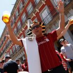 Vecinos de Plaza Mayor piden reubicar la 'fan zone' de f&uacute;tbol al suponer un problema "dif&iacute;cilmente soportable"