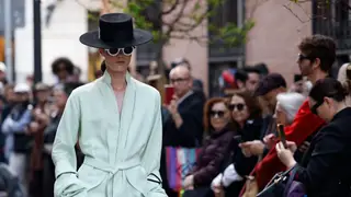 Performance de Oteyza en Madrid MADRID, 13/03/2026.- Vista del performance de la firma Oteyza este viernes, en el marco de la semana de la Moda de Madrid. EFE/ Chema Moya