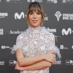 La presentadora de los Oscar María Gómez