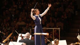 Alondra de la Parra, en el estreno de Mauricio Sotelo.