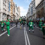 Madrid se ti&ntilde;e de verde para celebrar San Patricio con un desfile este s&aacute;bado por la Gran V&iacute;a con m&aacute;s de 40 bandas