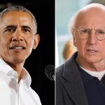 El inesperado nuevo socio de Larry David: Barack Obama