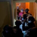 Un momento de la operaci&oacute;n policial Varkov