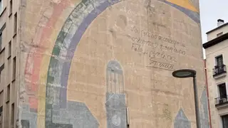 MADRID.-El Mural de la Paz de Tierno Galván, un arcoíris sobre Madrid que aguarda una intervención para recuperar su esplendor MADRID.-El Mural de la Paz de Tierno Galván, un arcoíris sobre Madrid que aguarda una intervención para recuperar su esplendor